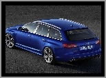 Niebieskie, Audi A6, Kombi, RS